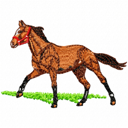 Horses Embroidery Design 8 Horses Embroidery Design 8